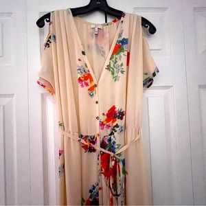 Joie Silk Floral Maxi Dress